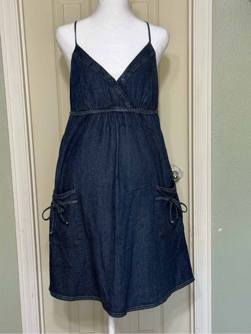 Vintage Cato Women’s size 6 Denim Babydoll Dress